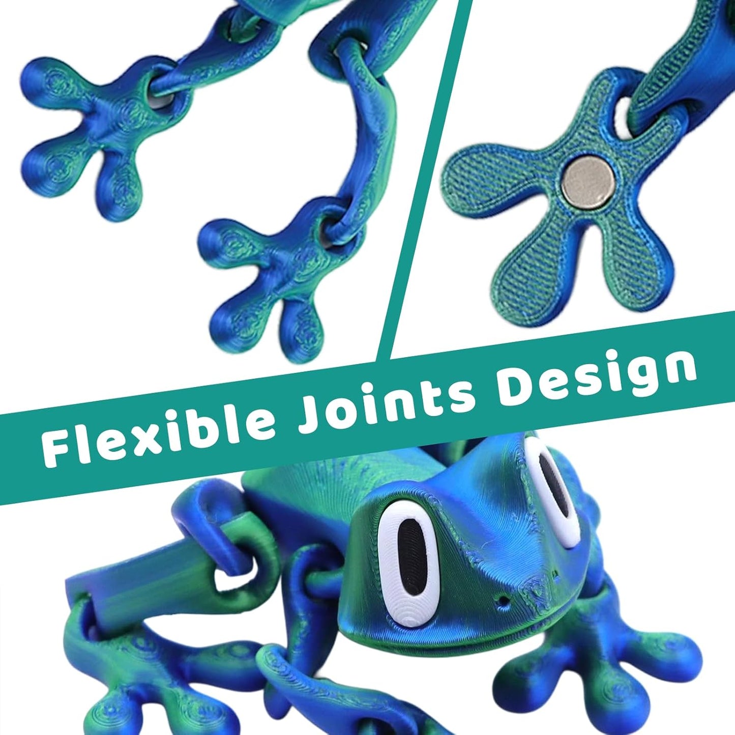 RibbiMag – 3D Printed Magnetic Frog Figure