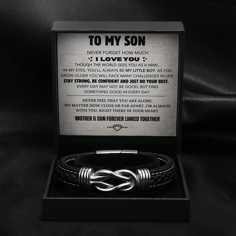 ProudSon - Engraved Infinity Knot Keepsake