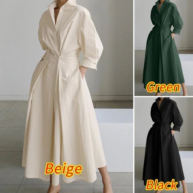 Eleganza - Women’s Cotton Wrap Dress