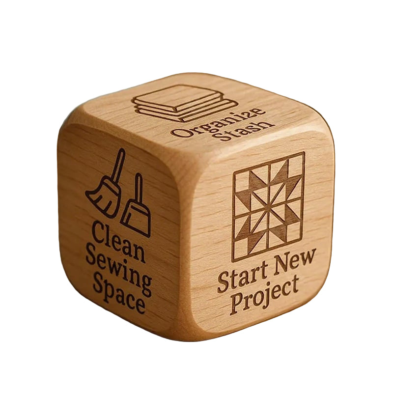 StitchRoll – Quilter’s Decision Dice in Solid Wood
