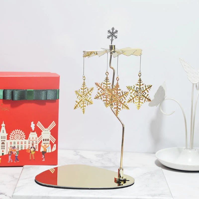GlowSpin – Rotating Candle Holder