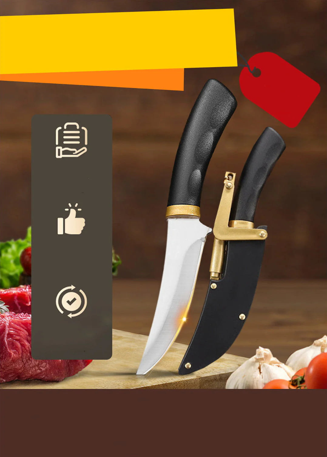 WildBlade – Compact Survival Knife with Sheath