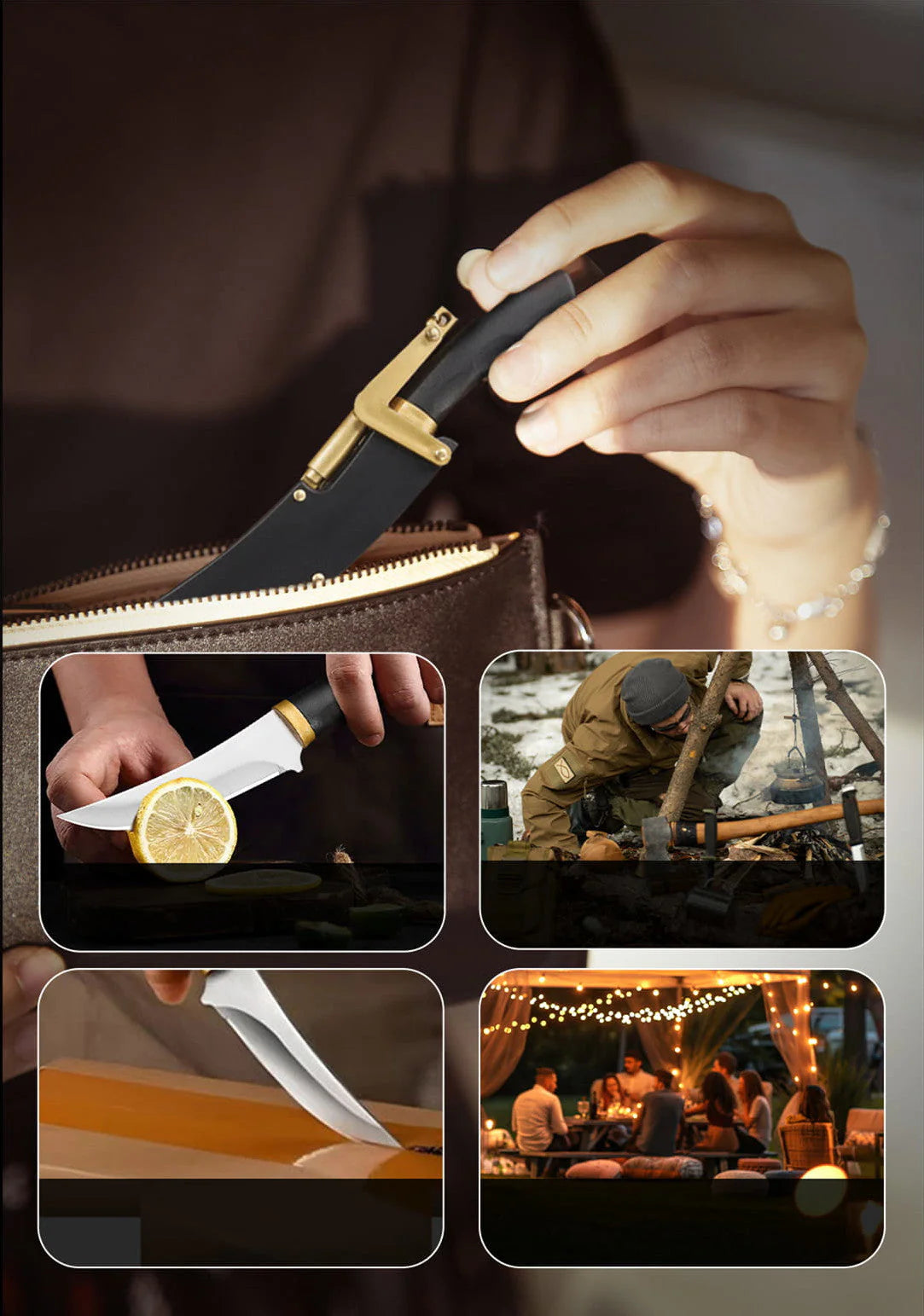 WildBlade – Compact Survival Knife with Sheath
