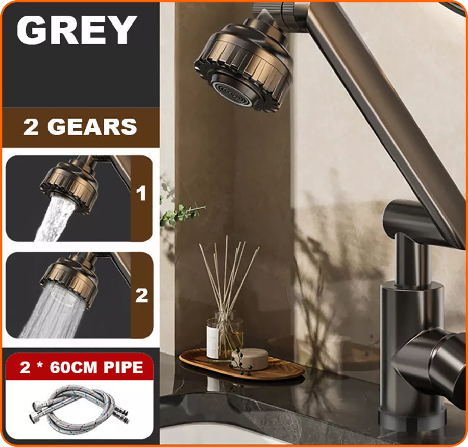 FlexiFlow – Rotating 1080° Kitchen Faucet