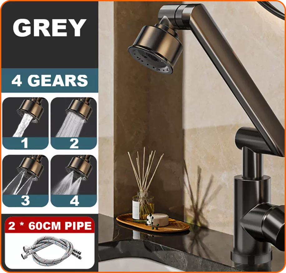 FlexiFlow – Rotating 1080° Kitchen Faucet