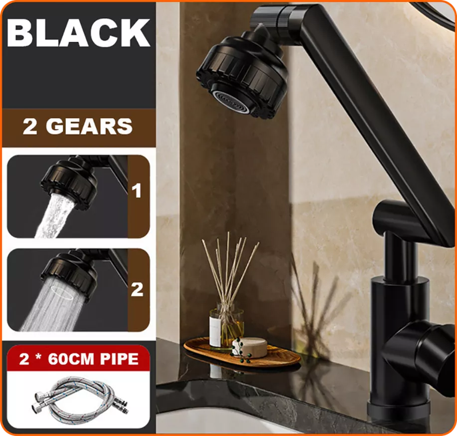 FlexiFlow – Rotating 1080° Kitchen Faucet