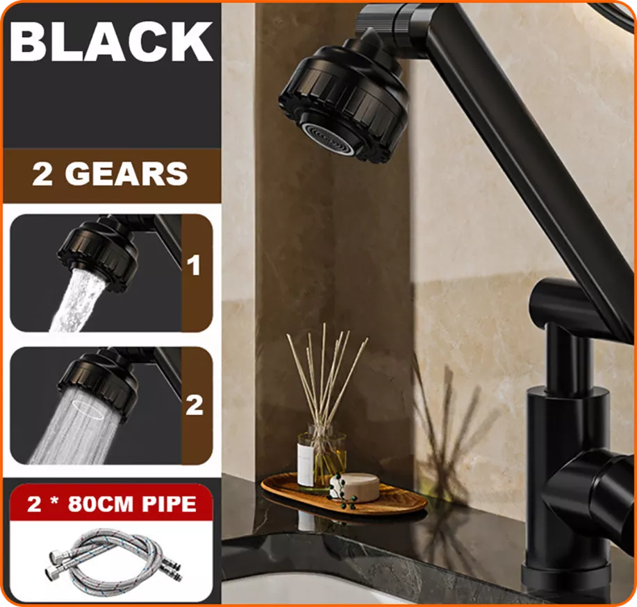 FlexiFlow – Rotating 1080° Kitchen Faucet
