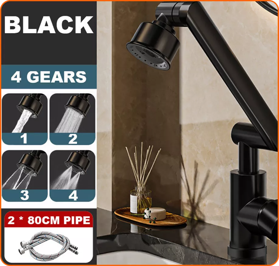 FlexiFlow – Rotating 1080° Kitchen Faucet