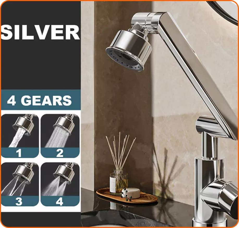 FlexiFlow – Rotating 1080° Kitchen Faucet