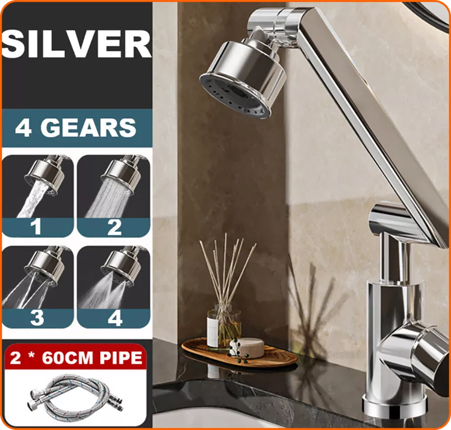 FlexiFlow – Rotating 1080° Kitchen Faucet