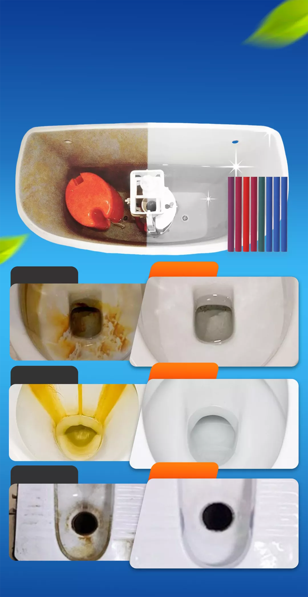 FreshFlush – Long-Lasting Toilet Cleaning Sticks