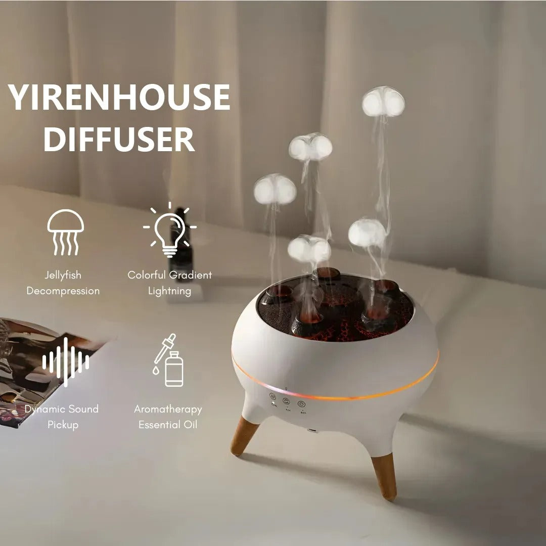 JellyGlow – Tranquil Aromatherapy Diffuser with Remote