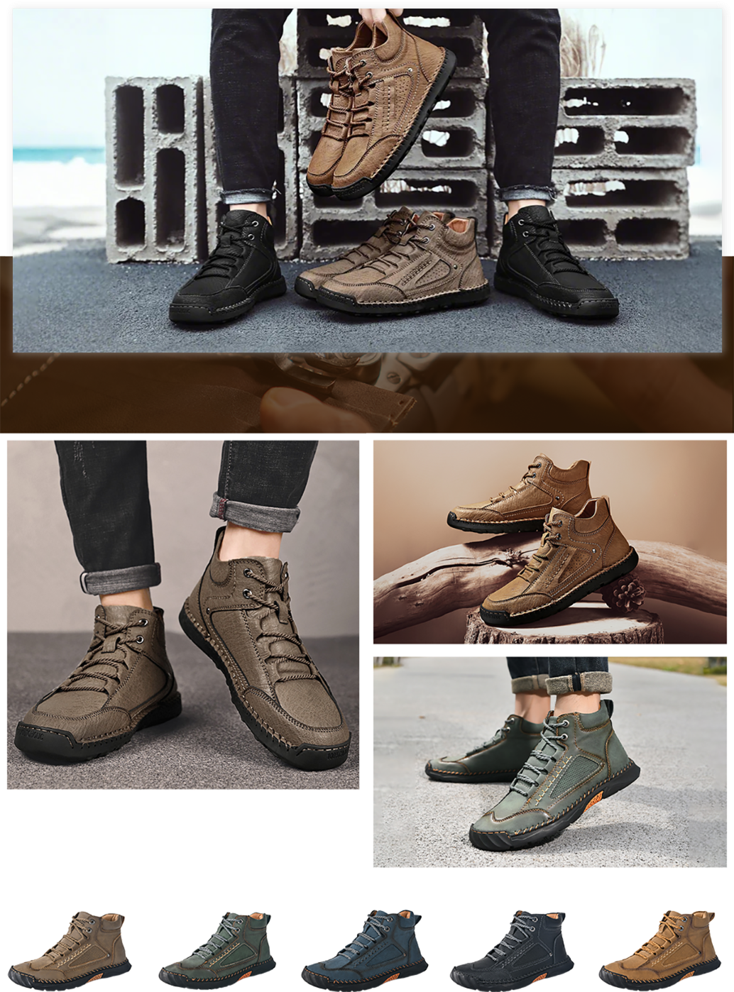 UrbanTrek - Stylish Men’s Waterproof Boots