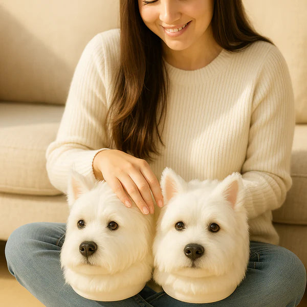 PawSteps – Super Realistic Dog Plush Slippers