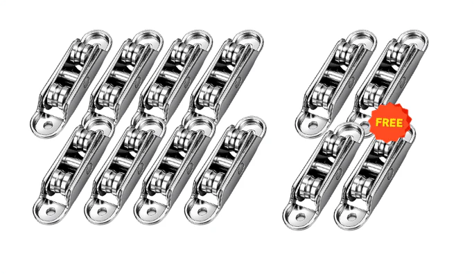 SlideMate – Zinc Alloy Pulley 80/88 for PVC Doors & Windows