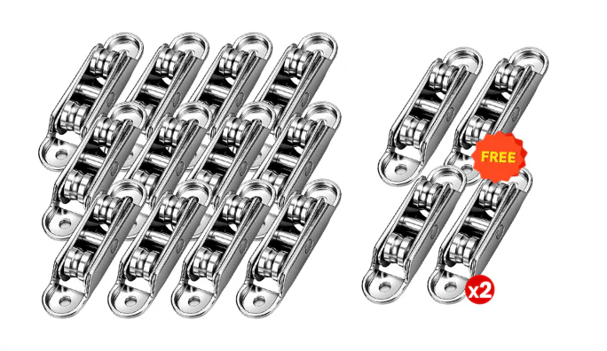 SlideMate – Zinc Alloy Pulley 80/88 for PVC Doors & Windows