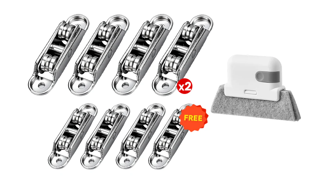 SlideMate – Zinc Alloy Pulley 80/88 for PVC Doors & Windows