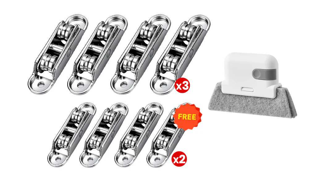 SlideMate – Zinc Alloy Pulley 80/88 for PVC Doors & Windows