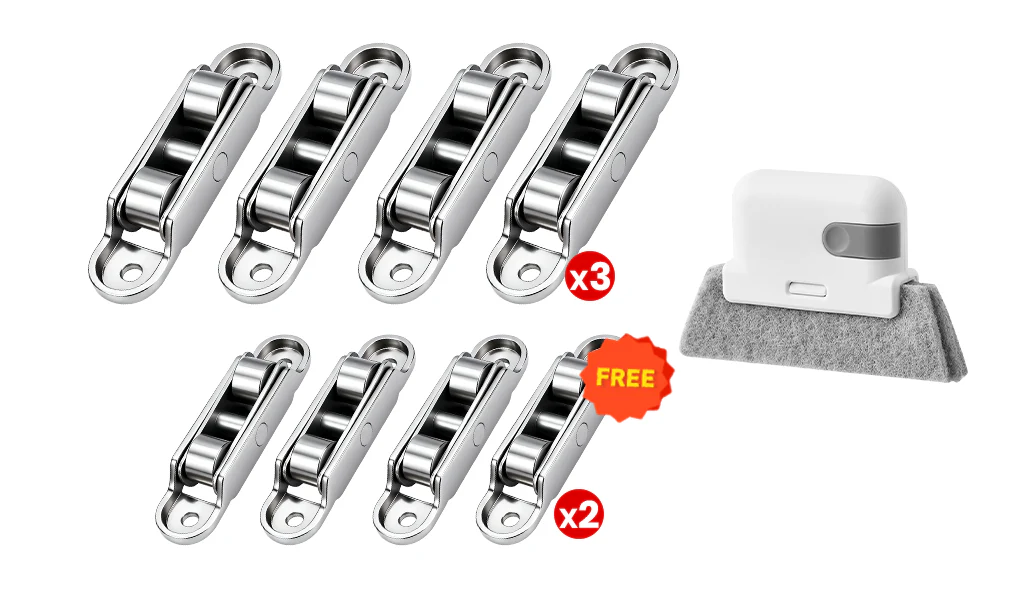 SlideMate – Zinc Alloy Pulley 80/88 for PVC Doors & Windows