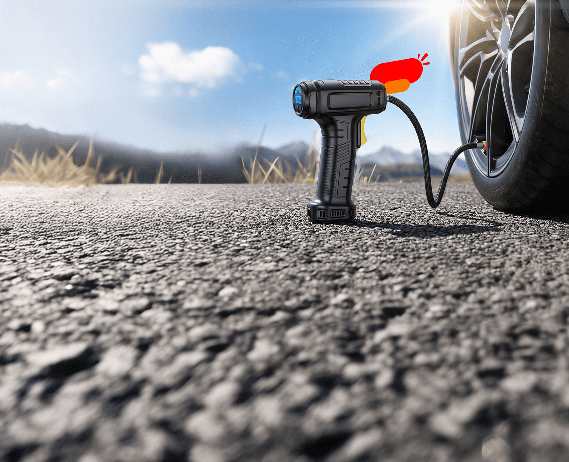 QuickAir Pro – Portable Tire Inflator