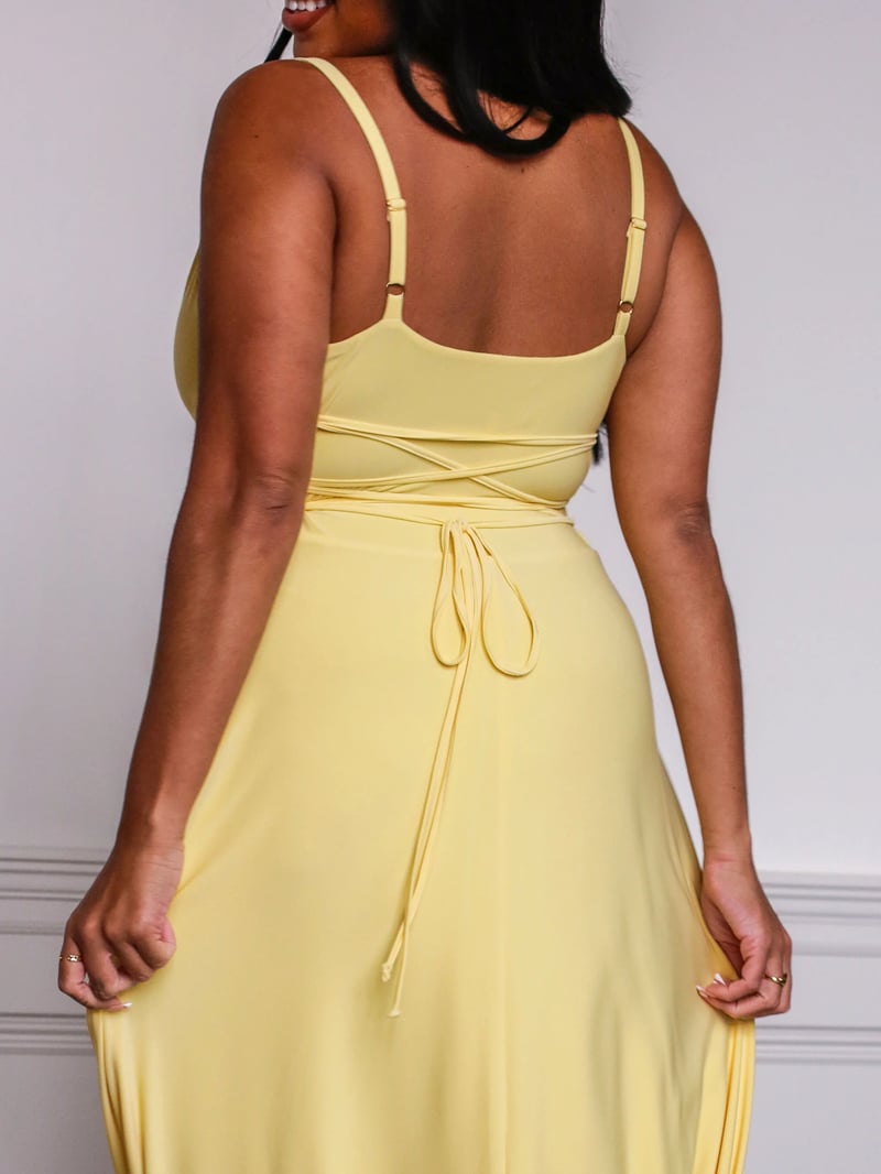 GlamLulah – Elegant Maxi Dress with Support