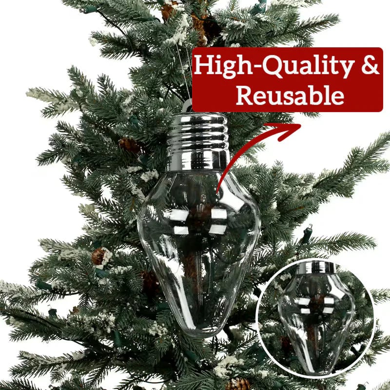 HolidaySpark – Christmas Light Bulb Gift Jar
