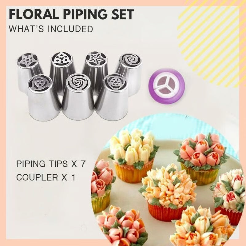 FrostCraft – Professional Cake Piping Tip Set