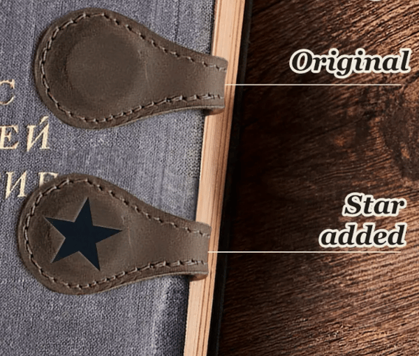 ReadLux - Stylish Leather Bookmark for Book Lovers