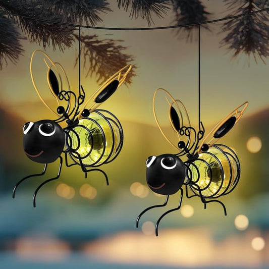 SolarBuzz – Adorable Bee Shaped Outdoor Hanging Lights