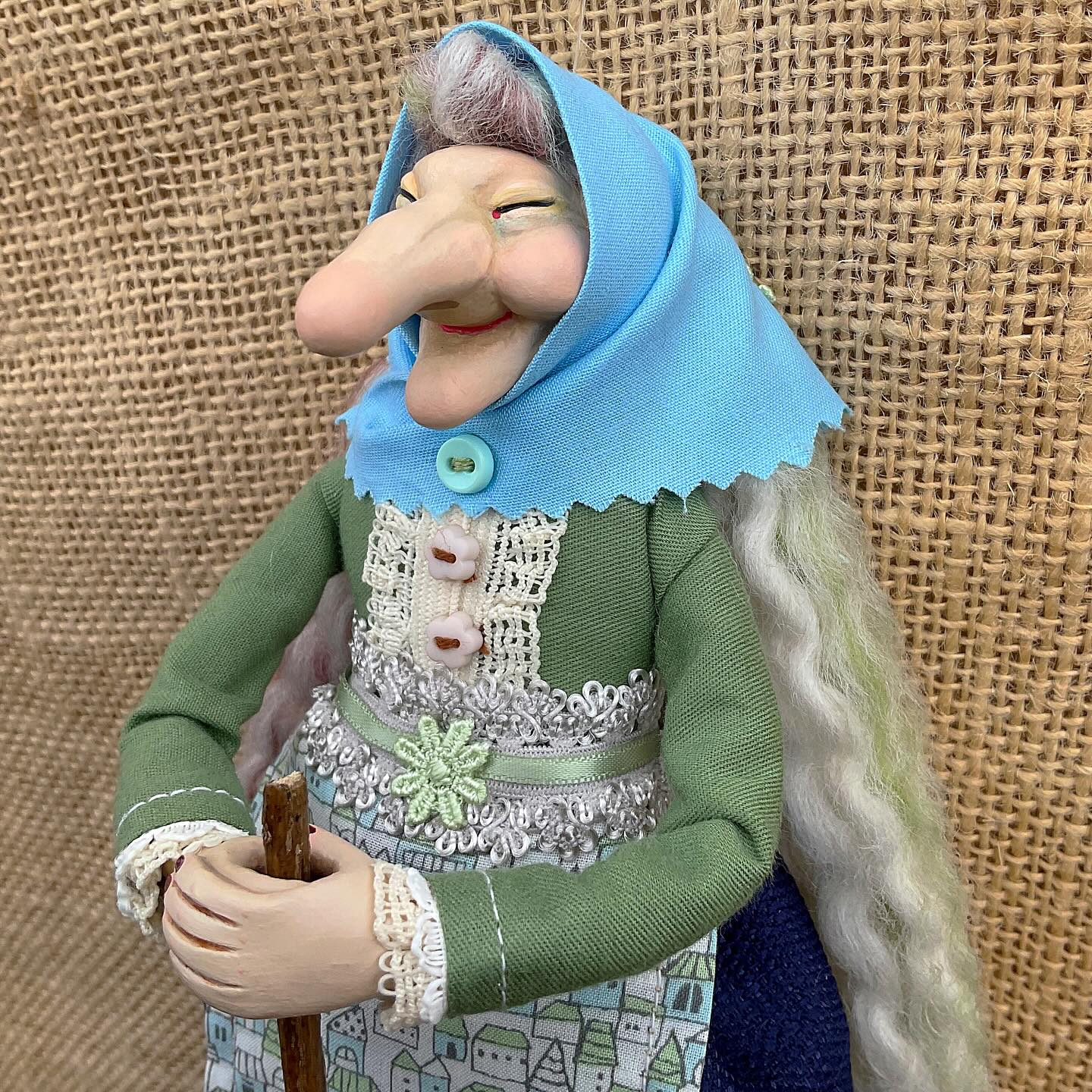 BroomBless - Handmade Kitchen Witch Doll