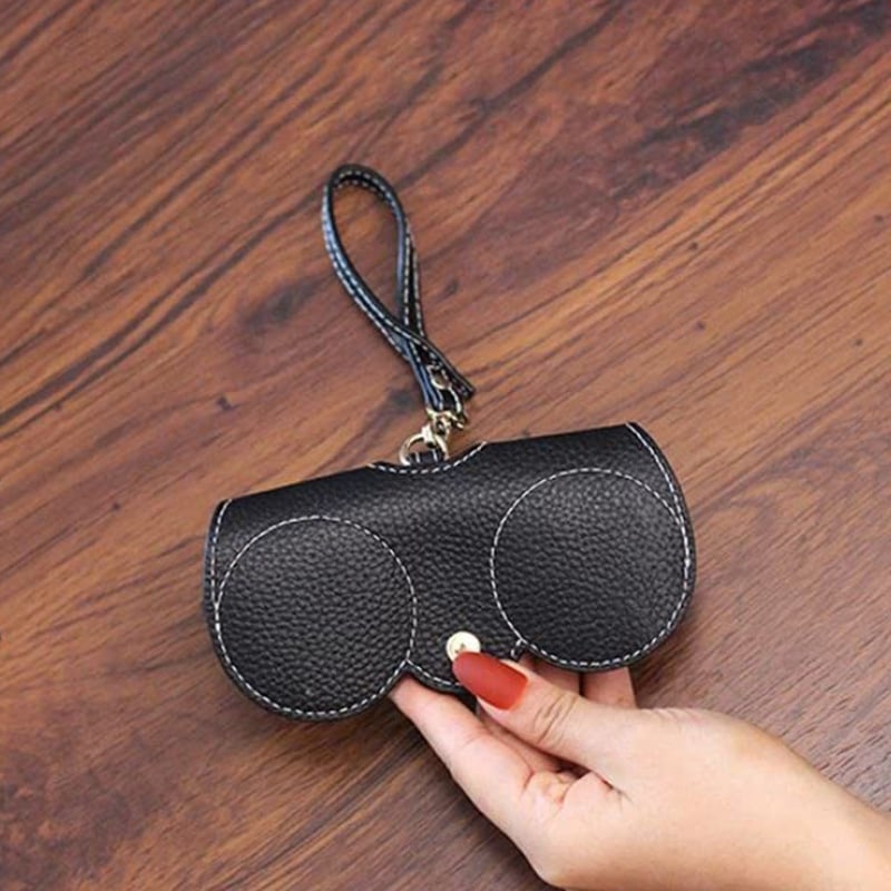 LuxeShade – Soft PU Leather Sunglasses Pouch