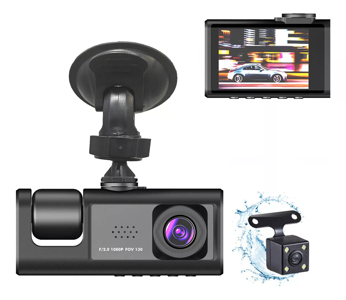 DriveEye - Smart WiFi HD Dashcam with Night Vision