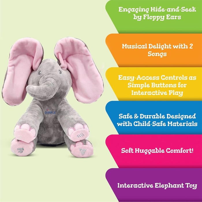 TrumpyJoy – Cuddly Music Elephant for Kids