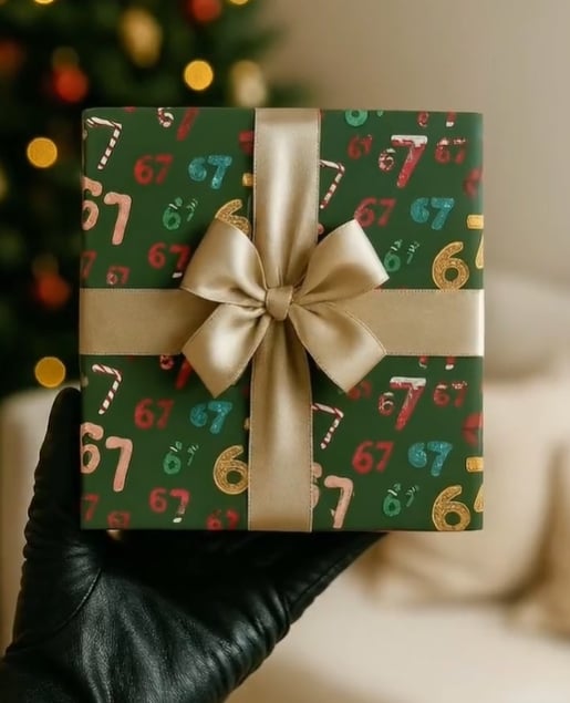 FunRoll - 6 7 Meme Wrapping Paper