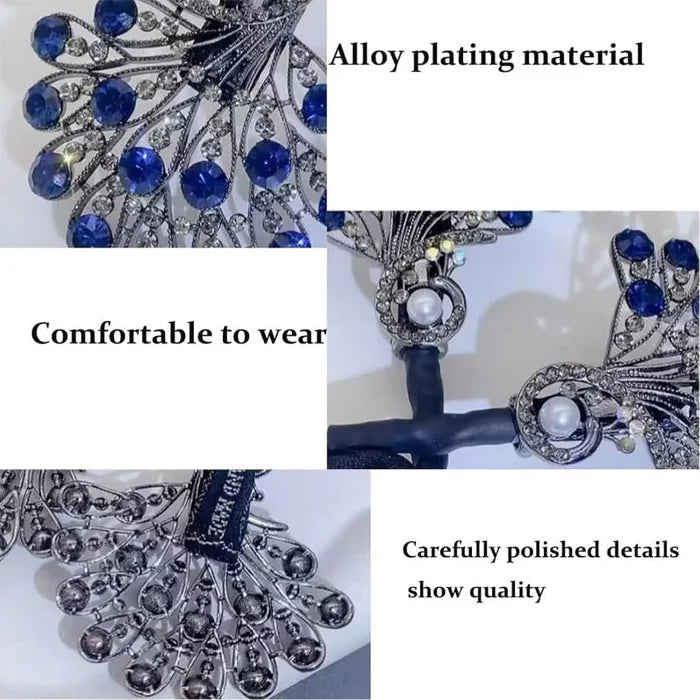 GlamHold – Vintage-Inspired Rhinestone Ponytail Hair Clip