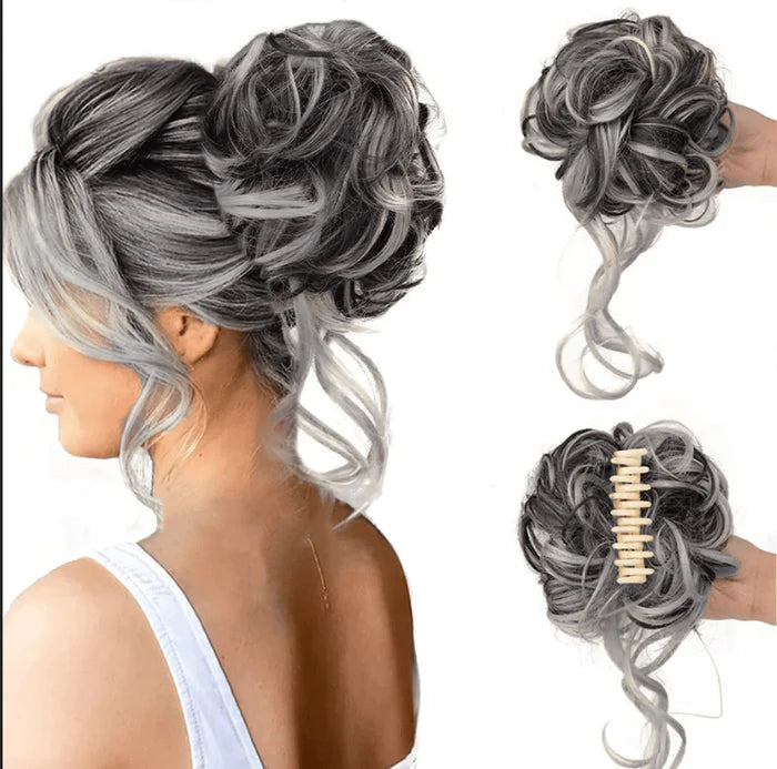 CurlGrip – Large Curly Bun Claw Clips