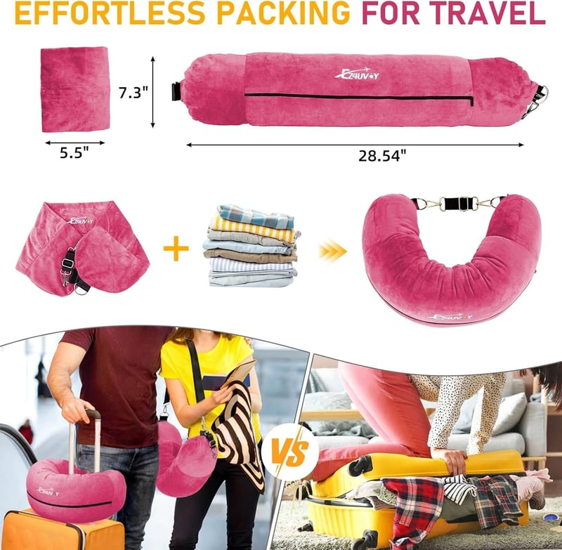 TravelNest – Stuffable Neck Pillow