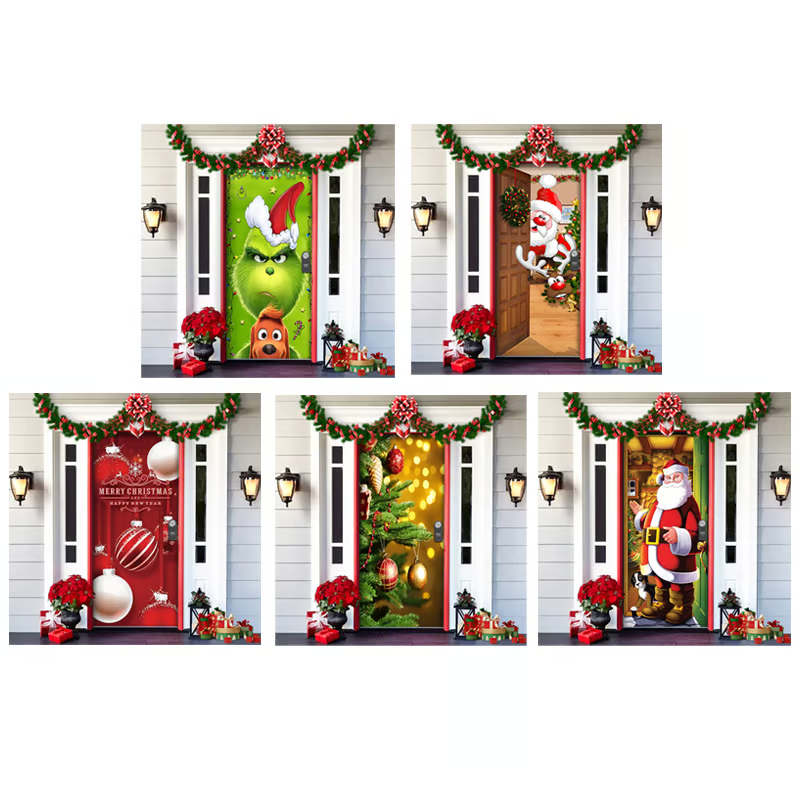 SantaEntry - Quick-Fit Christmas Door Magic Transformation