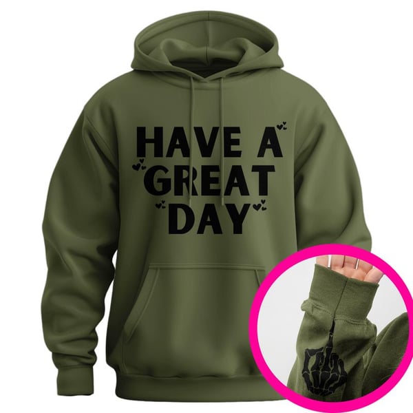 MoodFlip – Funny Graphic Middle Finger Hoodie