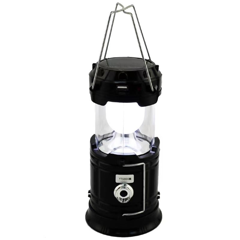 CampLuxe - Compact Collapsible Lantern with Solar Charging