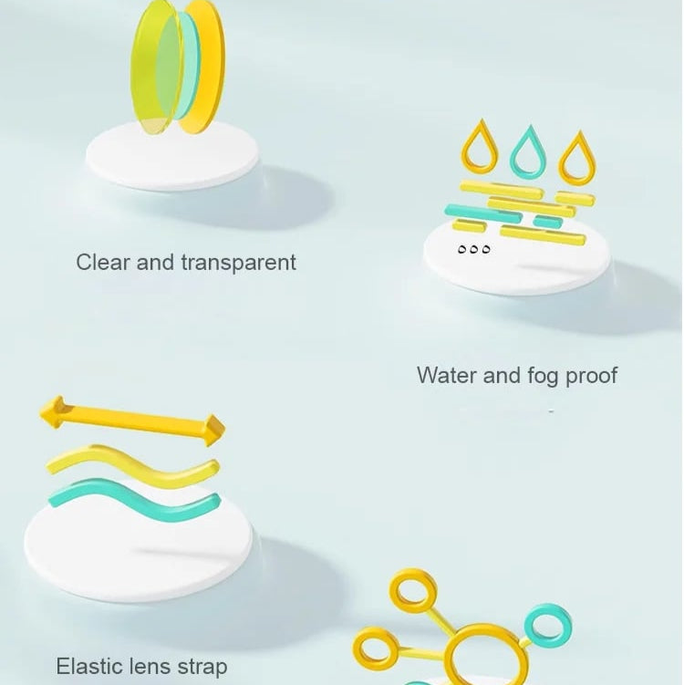 AquaView |  Wide-Lens Waterproof Swim Goggles