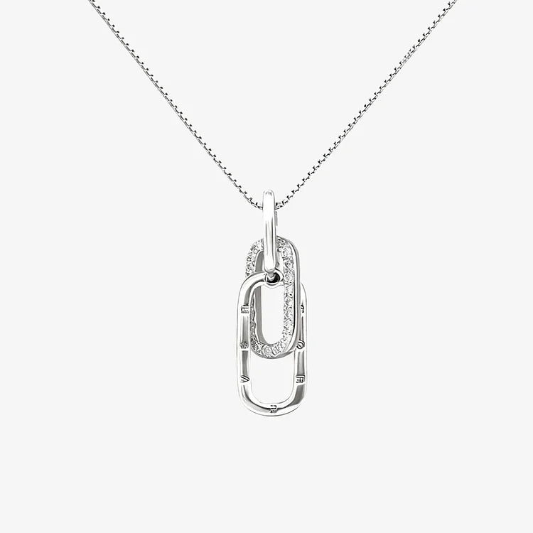 For Unbiological Daughter - We're Family Forever Circle Necklace