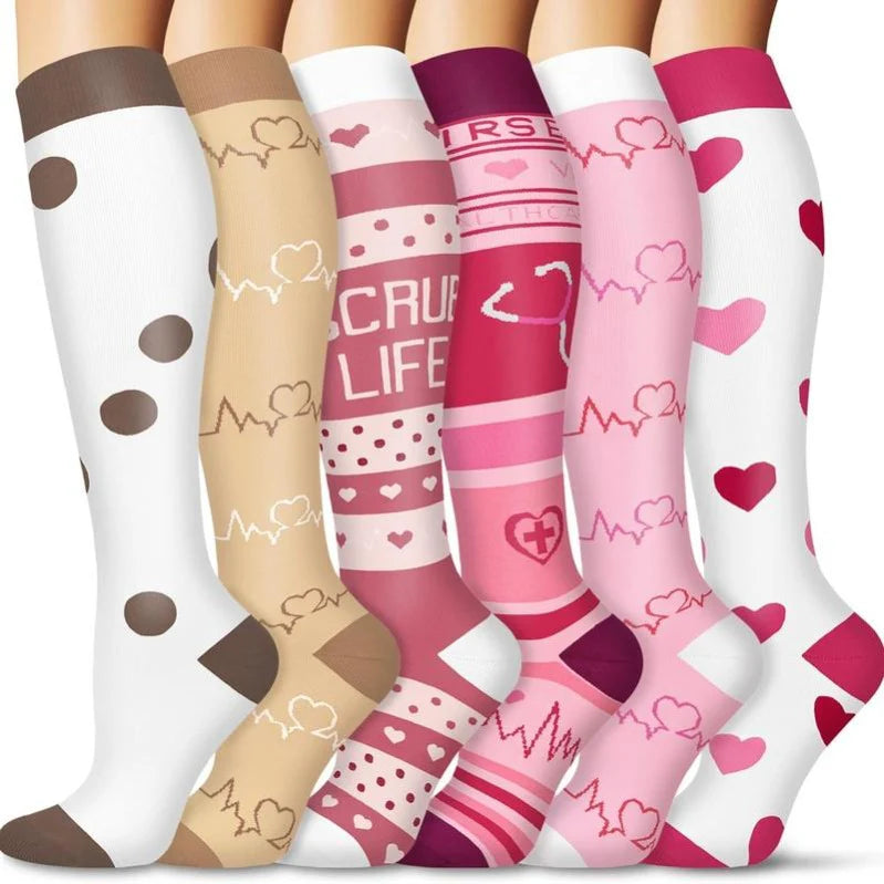 StrideBoost – Vibrant Compression Socks