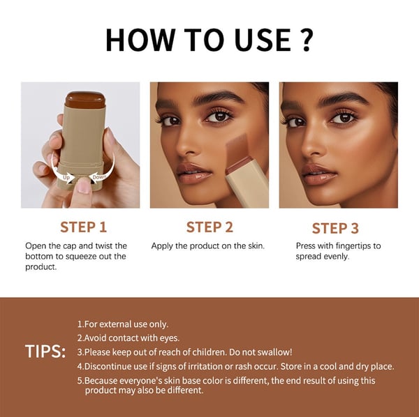 GlowVeil – Serum Infused Skin Tint Stick for Radiant Coverage