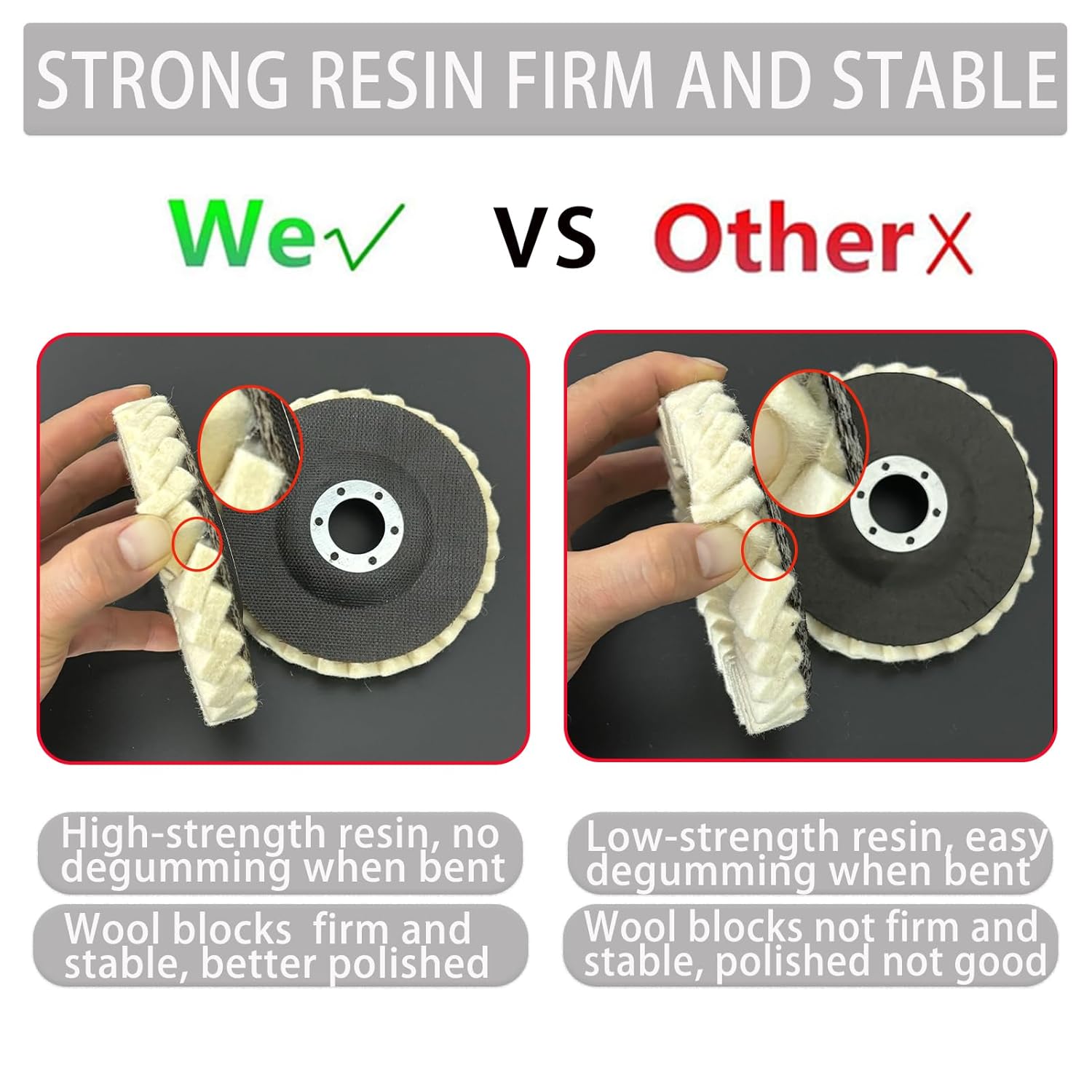 SmoothCraft - High-Resilience Polishing Wheel for Metal & Wood