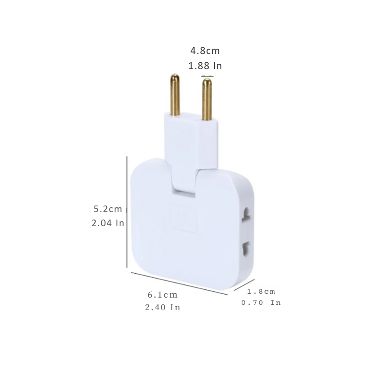 SmartPlug – Space‑Saving Power Strip