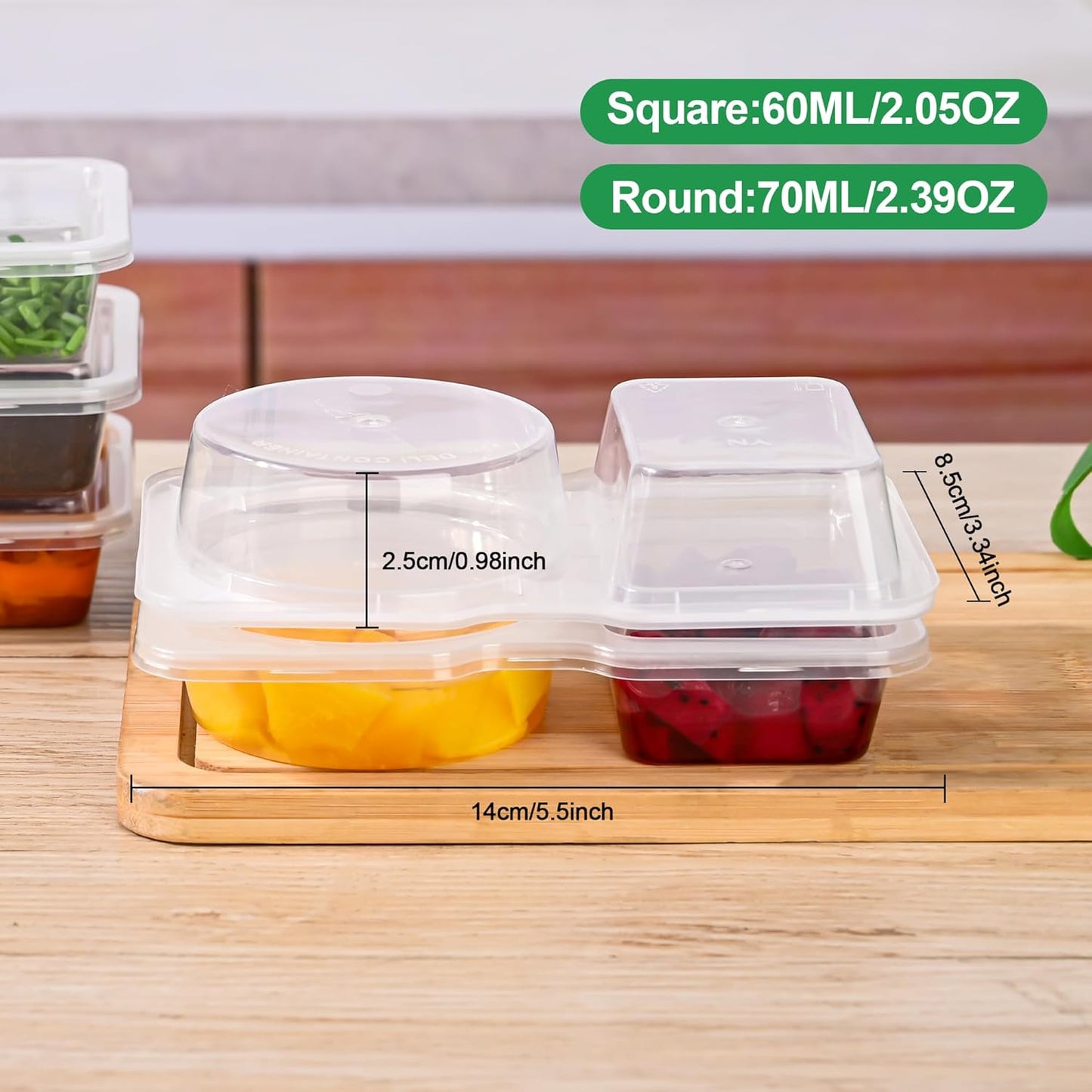 SauceMate | Dual Compartment Condiment Box