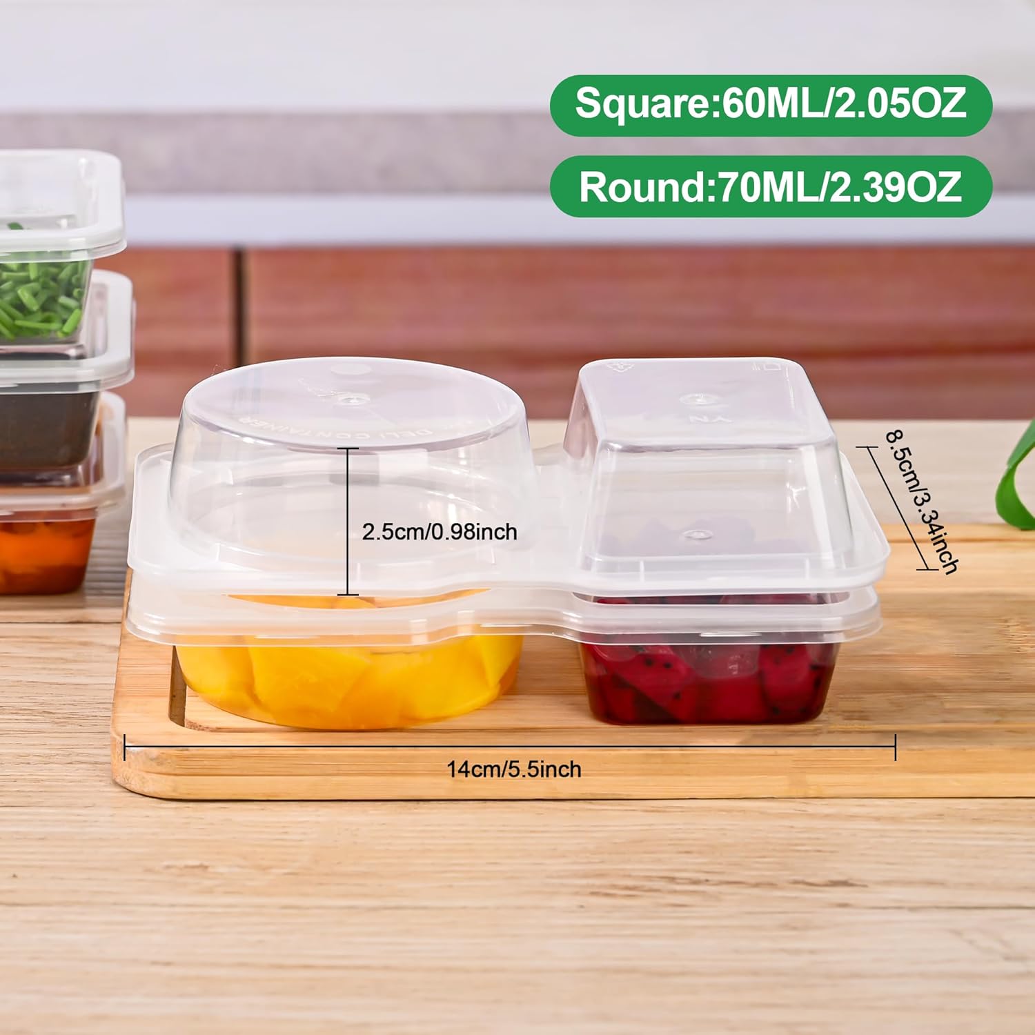 SauceMate | Dual Compartment Condiment Box