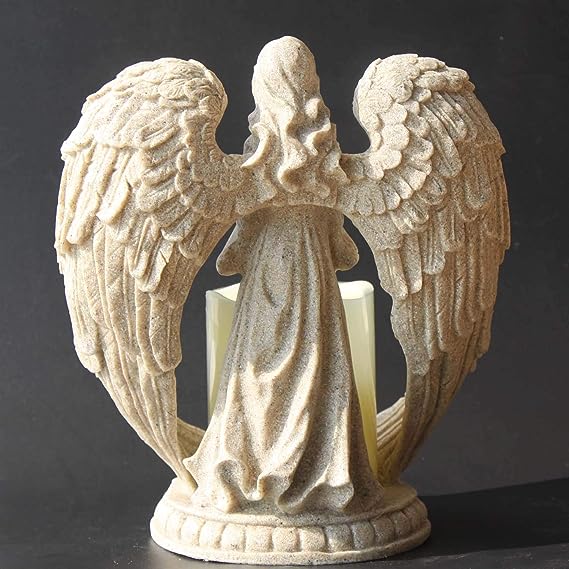 SacredLight – Prayer Angel Decorative Candlestick