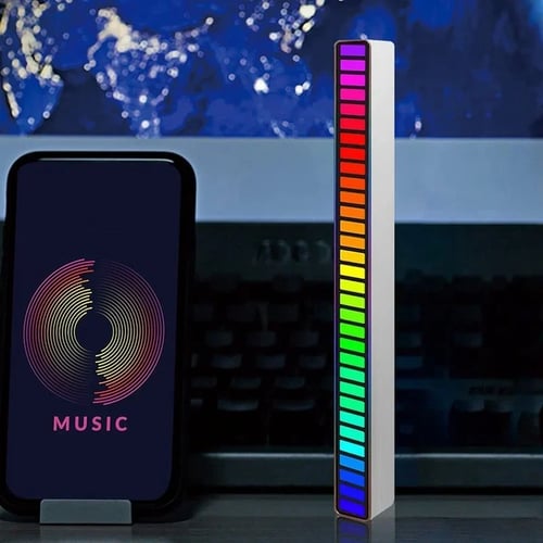 GlowSync – Wireless Sound-Activated RGB Light Bar